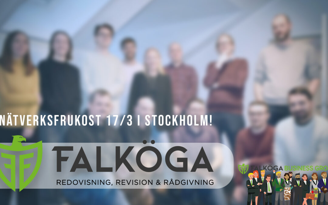 Nätverka i Stockholm – Falköga bjuder på frukost